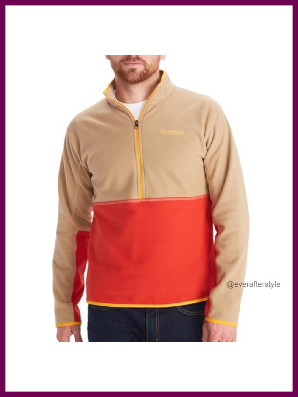 Marmot Rocklin 1/2 Zip Lightweight Fleece Pullover Jacket